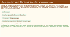 Desktop Screenshot of gemeente-van-christus.org